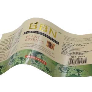 China Custom Printing Adhesive Waterproof Food Packaging Label Logo Sticker Roll Adhesive Packaging Label wholesale