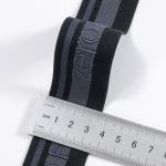 Manufacturer Soft jacquard embossed logo wide elastic waist band nylon rubber