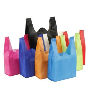 China Reusable T Shirt Nonwoven Bag wholesale