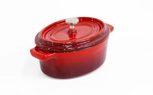 China MINI ENAMELLED CAST IRON OVAL COCOTTE wholesale