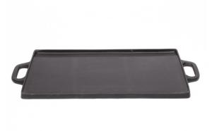China REVERSIBLE CAST IRON GRILL PLATE WITH HANDLES wholesale