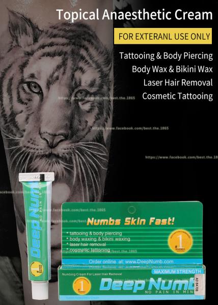 Deep Numb Skin Fast Tattoo Anesthetic Cream Licocaine Cream For Permanent-Makeup