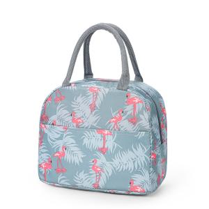 China Japanese Bento Bag Aluminum Foil Lunch Bag Simple Thermal Insulation Lunch Box Bag Oxford Cloth Large-capacity Handbag wholesale