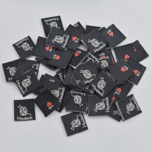 China Factory Price Plastic Woven Luxury Clothing Labels for Garment wholesale