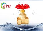 CW617N Forged Brass Plumbing Valves Non Rising Stem Threaded Bonnet DN Design