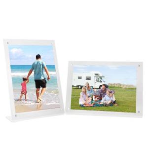 China Clear Magnetic Tabletop Photo Frames Lightweight Drop Resistant wholesale