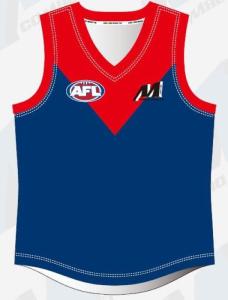 China Sleeveless Aussie Rules Football Jerseys , 300gsm Afl Team Shirts wholesale