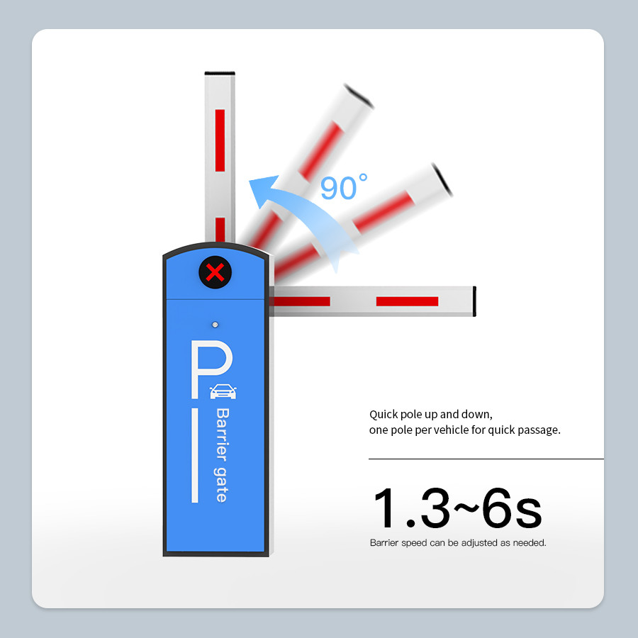 AC110-240V High Speed Boom Barrier Gate
