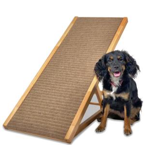 China Zoopollo Wooden Folding Pet Ramps For Couch Bed Car Anti Slip Bed Ramp For Dogs wholesale