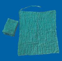 China Prewashed Green Lap Sponges 40X80-6PLY 40S / 40S / 30X20 mesh wholesale