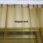 hanging Metal Coil Drapery Curtain aluminum alloy Material OEM ODM