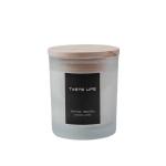 Home Birthday Wedding Atmosphere Luxury Glass Soy Wax Glass Jar Scented Candles