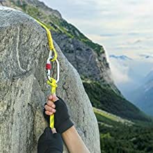 Climbing scene