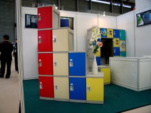 China Smart Red Fitness Center Lockers With On - Site Assembly Eco-friendly CE certified 1910 × 380 × 500 wholesale