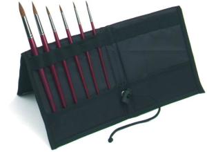 China 16 * 34cm Paint Brush Wallet Artist Portfolio Case For Air Painters wholesale