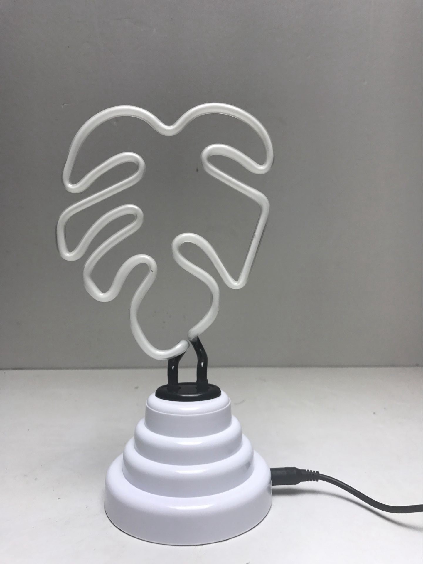Fig Leaf 6.5 KGs Neon Light Desk Lamp Logo Signage Letters
