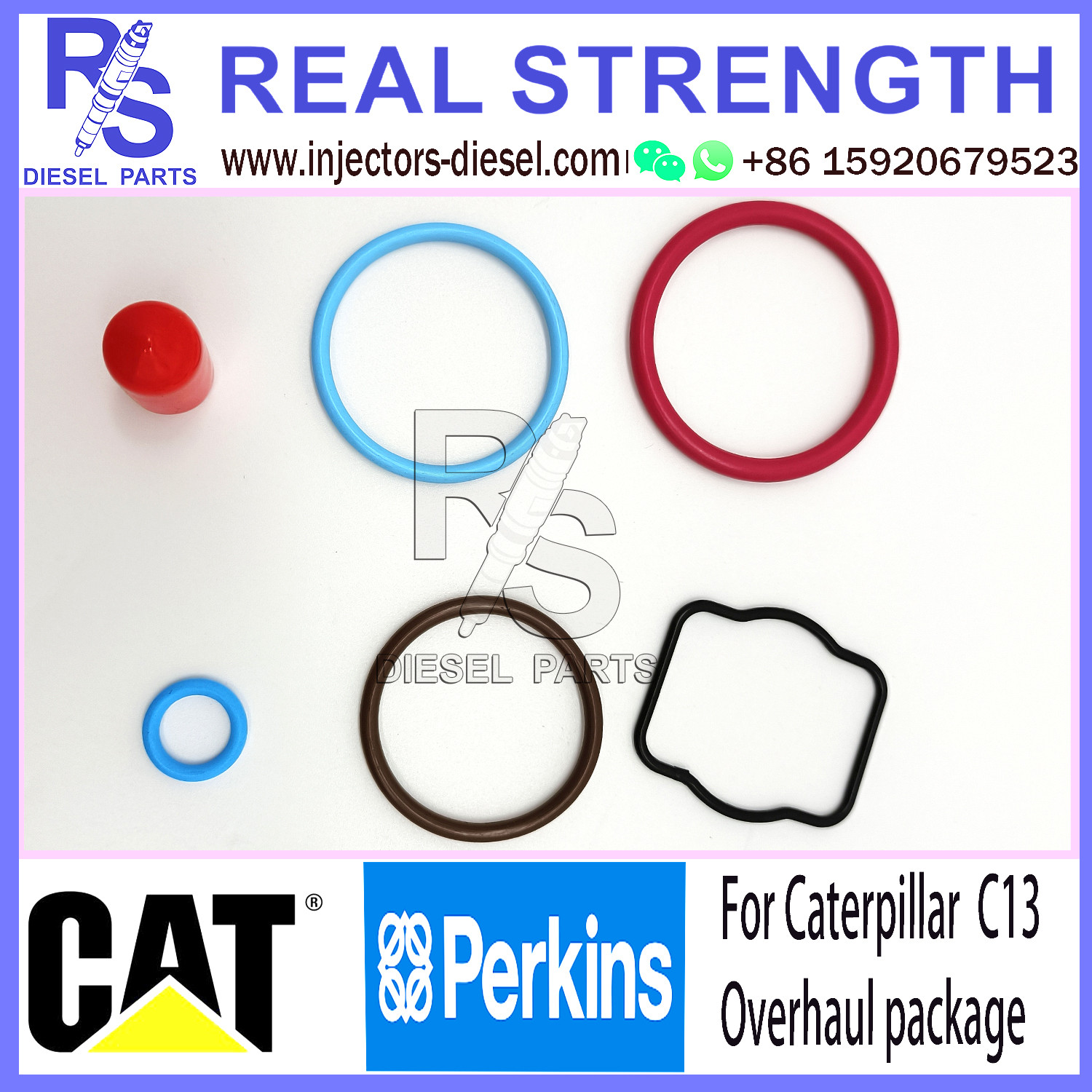 REAL STRENGTH Injection Repair Kit For Caterpillar C13 Series