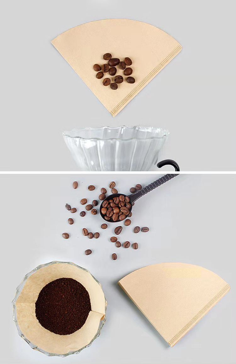 100% Wood Pulp Coffee Paper Filter Heat Seal Gravure Printing
