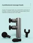 2000mAh Electric Fascia Massager 3 Modes Fascia Gun Massager