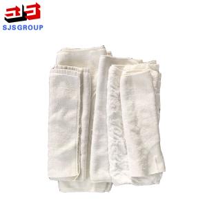 China Water Absorbent 50kg/Bale 55cm White Towel Rags wholesale