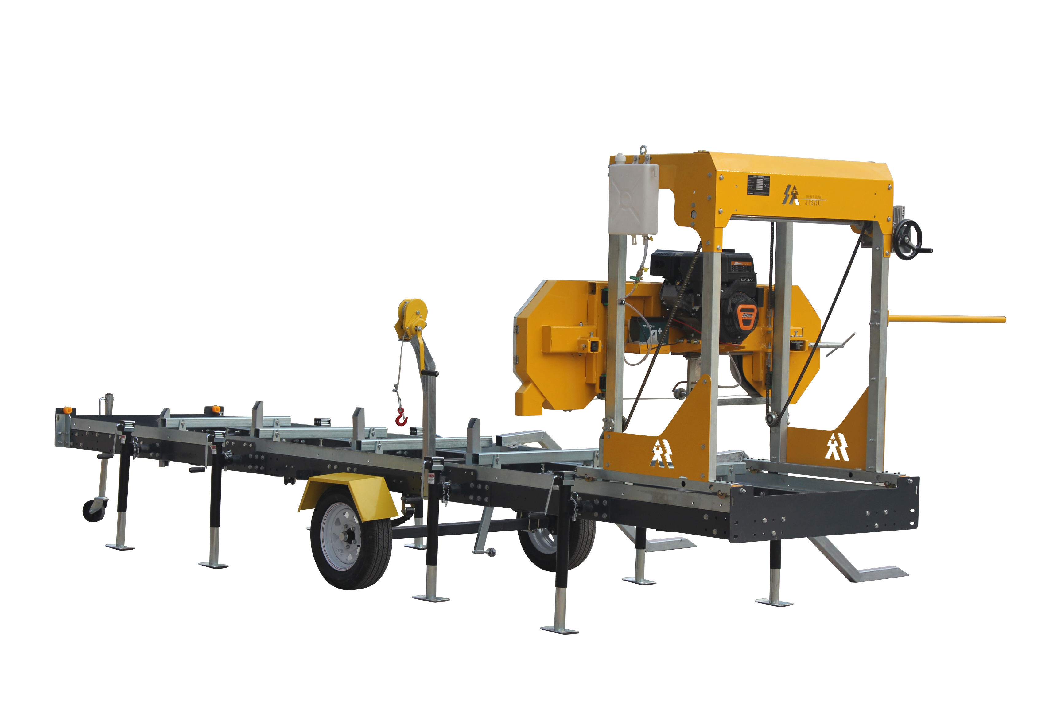 Portable Sawmill Power Band Saw Mill Max.Working Width 1000mm