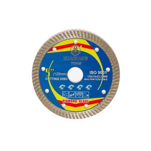 China Hot Press High Quality 5inch '125×1.2/2.0×10×22.23mm Porcelain Diamond Blade65Mn Steel Body With Long Cutting Life wholesale