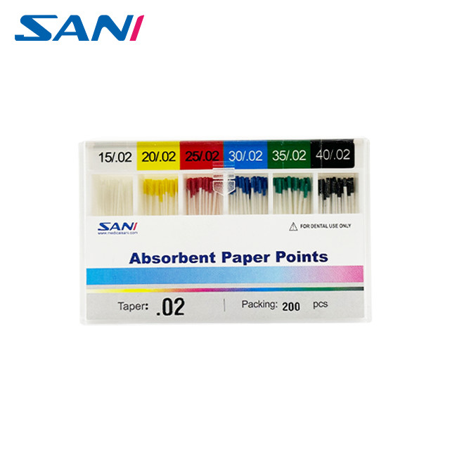 Dental Gutta Percha Point Paper Absorbent Paper Points Taper 02/04/06/F1-F5