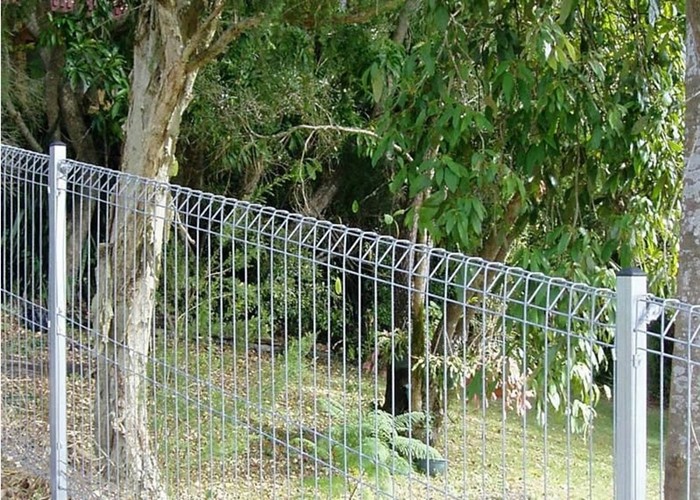 Hot Dipped Galvanized PVC Coated Wire Mesh , BRC Roll Top Wire Fence