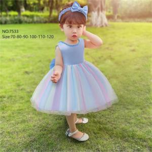 China girl's princess dress evening dress wear party dress ready goods ready to ship stock 32 wholesale