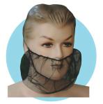 Recyclable Disposable Beard Net Nonwoven Waterproofing For Beauty Hospital