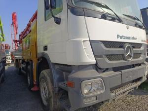 China Hydraulic Putzmeister 46m Used Pump Truck 2012 With Benz Chasis wholesale