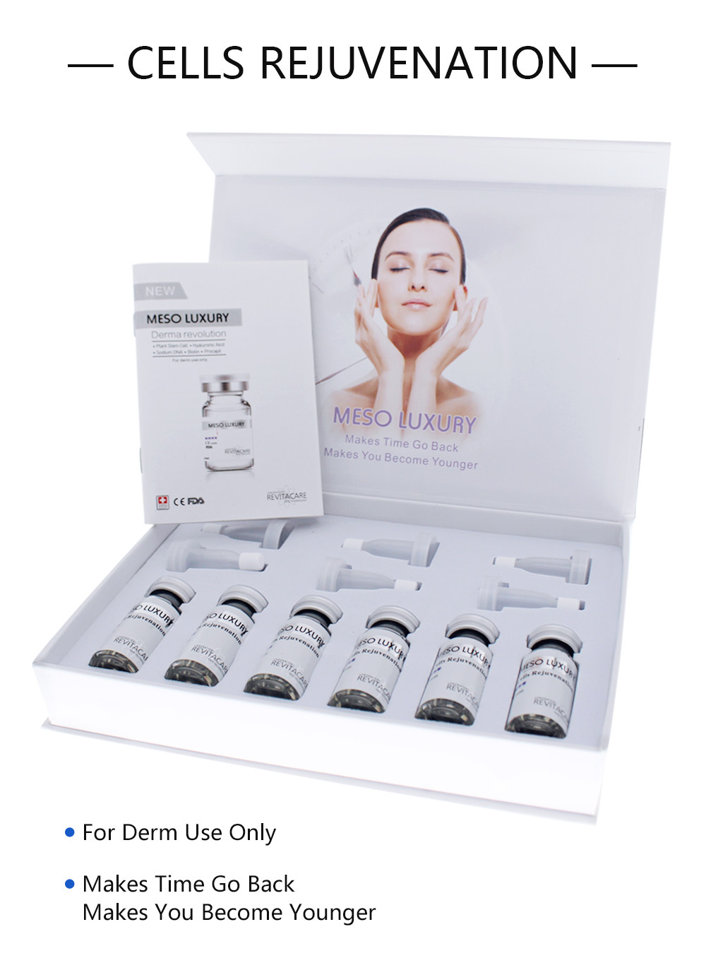 Meso Cell Rejuvenating Power Serum Anti Aging Microneedling For Skin Whitening