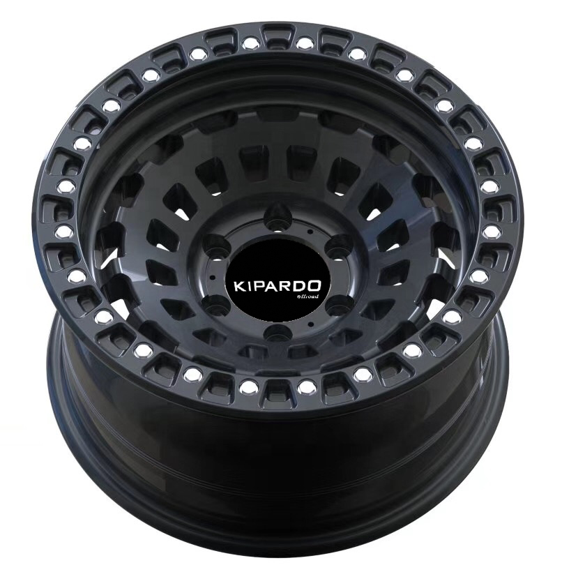 Aluminum Alloy 6 Hole 4x4 Off Road Rims With Chrome Rivetrs