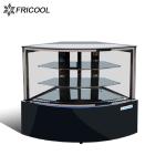 Refrigerant 290A Commercial Corner Showcase Refrigerator 283L