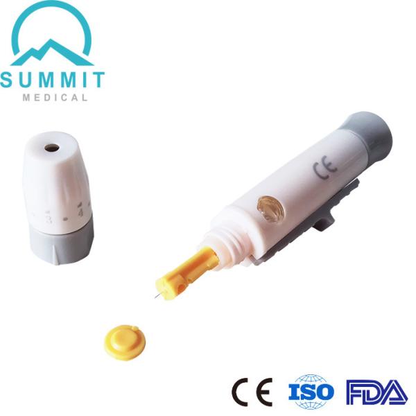 Quality Mini Universal Pen Blood Lancet With 10 Adjustable Depths for sale