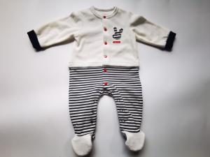 China Embroidery Patch On Chest Cute Baby Rompers Full Sleeve wholesale