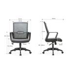 Business Premises Essential Lift Reclining Mesh Office Chair with Lumbar