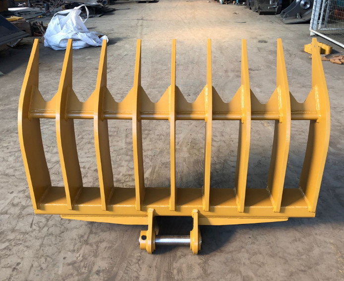 Manufacturer Excavator Rake Bucket Rake Bucket For Excavator For Sanny Hitachi Komatsu Cat Etc