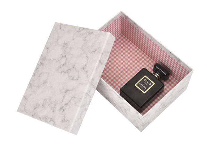 Modern Luxury Marble Gift Box , 4C Printing Cardboard Gift Boxes Recyclable
