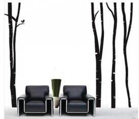 China Personalised Contemporary Removable Tree Wall Flower Stickers G010 wholesale
