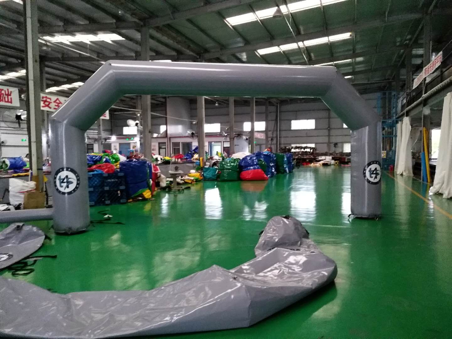 Oxford Inflatable Finish Arch Waterproof inflatable rainbow arch