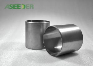 China Silver Tungsten Carbide Sleeve Insert / Radial Bearing Sleeve Sandblasting Surface wholesale