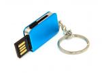 High Read / Write Speed USB Memory Disk , Swivel USB Flash Drive With Keyring