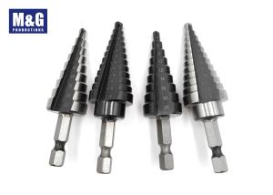 China Hex Shank Drill Bits Straight Flute Step Drill For Metal Stainless Steel Aluminium wholesale