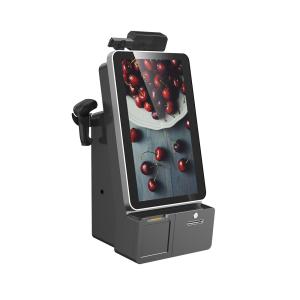 China Self Check Out Kiosk With POS Reader QR Code Scanner wholesale