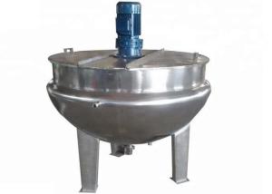 China Stainless Steel Food Processing Machine Stationary Cooking Commercial Kettle Cooker wholesale