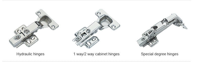 Kitchen Cabinet Adjustable Wooden Door Hinge Nickel Plated 35mm