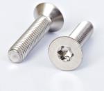 White Flat Head Stainless Steel Screws Spheroidizing Treatment