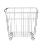 Customized Square Metal Laundry Basket , Rolling Metal Laundry Hamper
