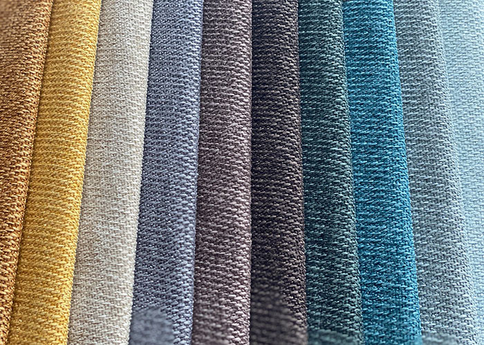 385cm Plain Linen Sofa Fabric 100% Polyester Home Textile